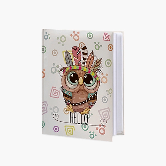 Fotoalbum Sova s ​​chocholom - 300 fotografií, 20x25 cm