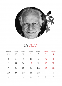 Nástenný kalendár, Pre milovaných starých rodičov, 30x40-A3 cm