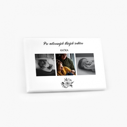 Obrazy, Pre milovaných starých rodičov, 40x30 cm