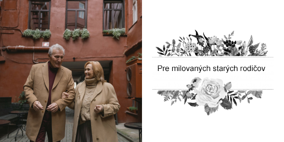 Pre milovaných starých rodičov fotokniha, 20x20 cm