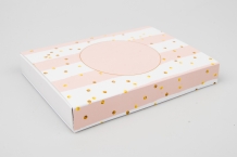 Pudelko na koperty, Zlaté bodky, 17x12 cm