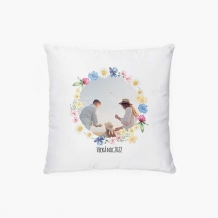 Vankúšik, bavlna, Veľkonočný veniec, 38x38 cm