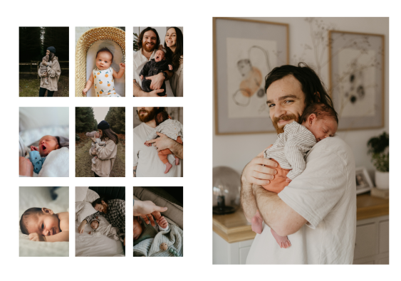 Spomienková koláž fotokniha, 20x30 cm