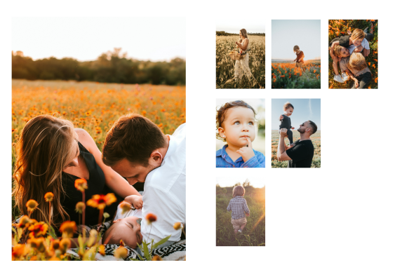 Spomienková koláž fotokniha, 20x30 cm