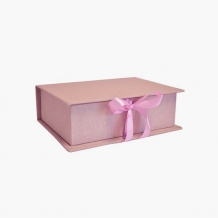 Pudełko na zdjęcia, Krabička na fotky 10x15 Prašná ružová, 12x17 cm