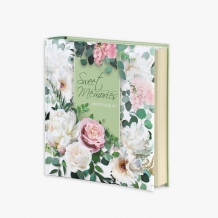 Fotoalbum Kvety zelený - 200 fotografií, 22x22 cm