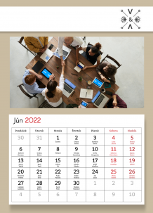 Nástenný kalendár, Firemný kalendár, 30x40 A3 cm