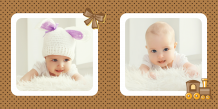 Čokoládový album fotokniha, 20x20 cm