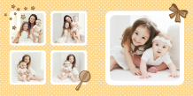 Čokoládový album fotokniha, 20x20 cm
