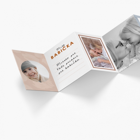 Leporelo z fotografií, Pre milovaných starých rodičov