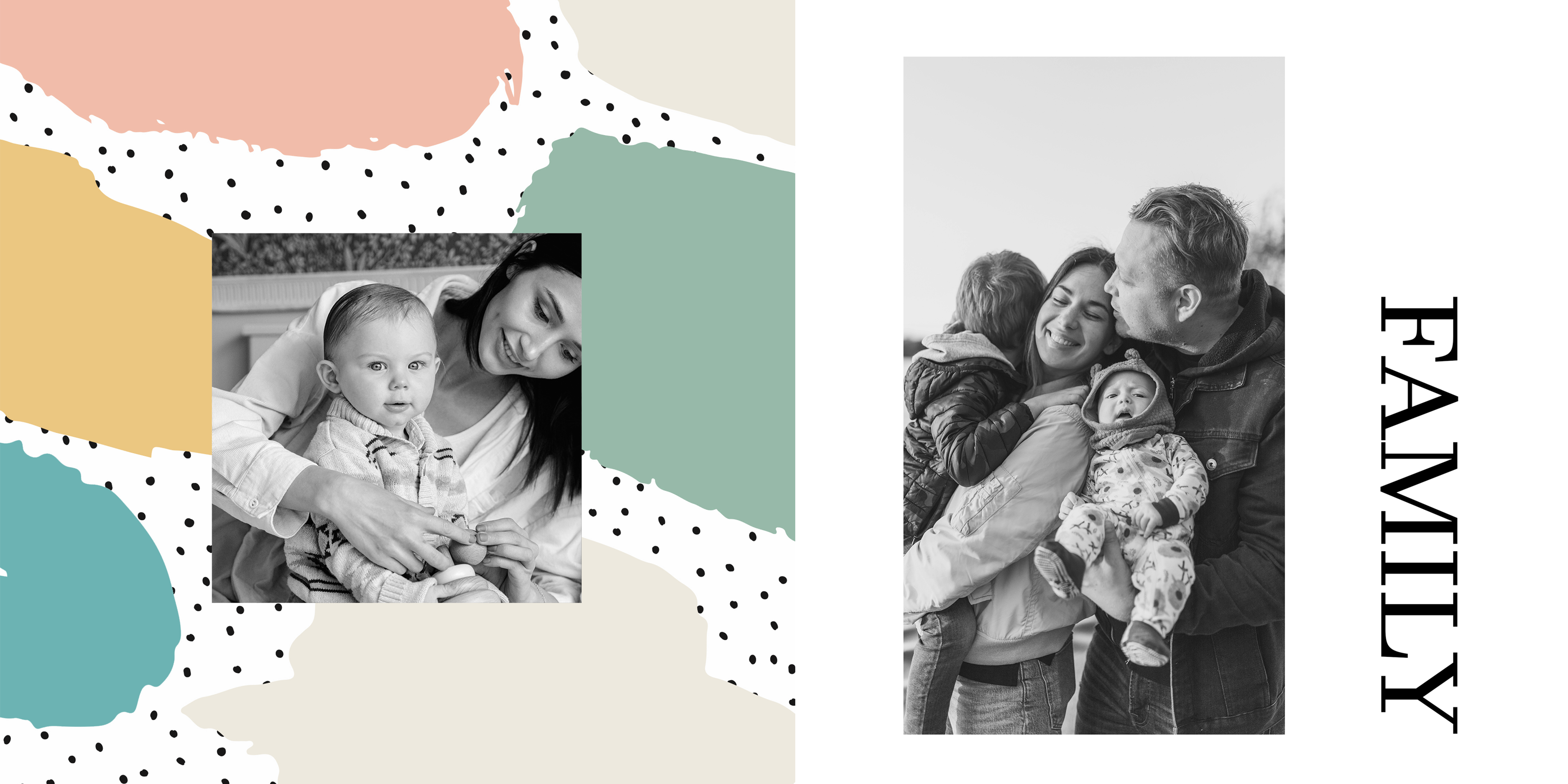 Rodina instabook, mini fotokniha, 15x15 cm