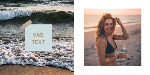 Dovolenka pri mori instabook, mini fotokniha, 15x15 cm