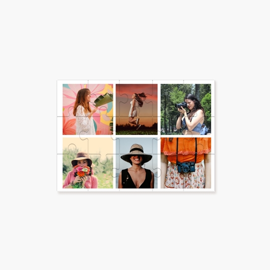 Skladačka, Koláž z fotografií, 500 prvkov