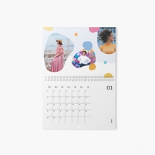 Nástenný kalendár, Váš projekt  kalendár so špirálou, 30x20 A4