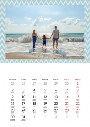 Nástenný kalendár, Čarovných 365 dní, 30x40-A3 cm