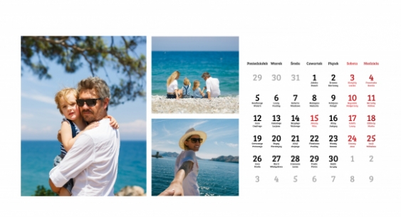 Stolný fotokalendár, Zadrž spomienky, 22x10 cm