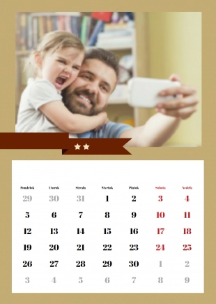 Nástenný kalendár, Pre ocina, 20x30-A4 cm