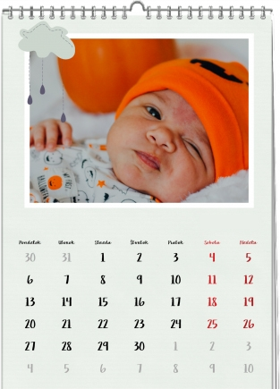 Nástenný Kalendár, Môje Prvé Veľke Chvile, 20x30 A4 Cm