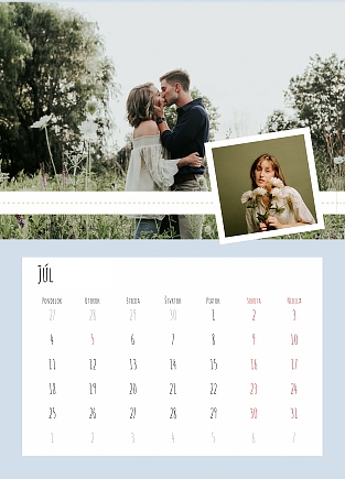 Nástenný kalendár, Spolustravene chvile, 30x40-A3 cm