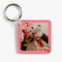 Prívesok I love you cherry much - Verzia 2, 6x6 cm