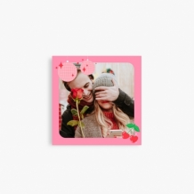 Prívesok I love you cherry much - Verzia 2, 6x6 cm