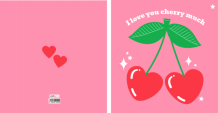 I love you cherry much  fotokniha, 30x30 cm