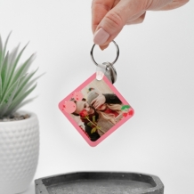 Prívesok I love you cherry much - Verzia 2, 6x6 cm