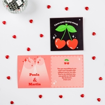 Fotoprianie I love you cherry much - Verzia 2, 14x14 cm