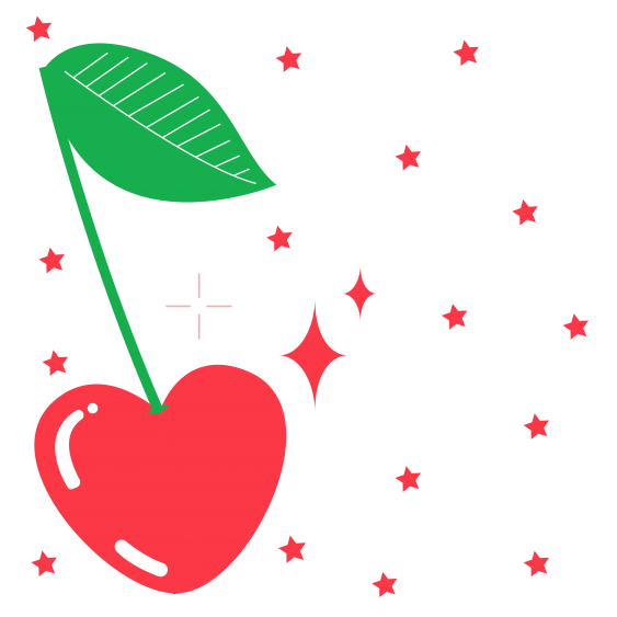 Vankúšik, bavlna, I love you cherry much - Verzia 3, 38x38 cm