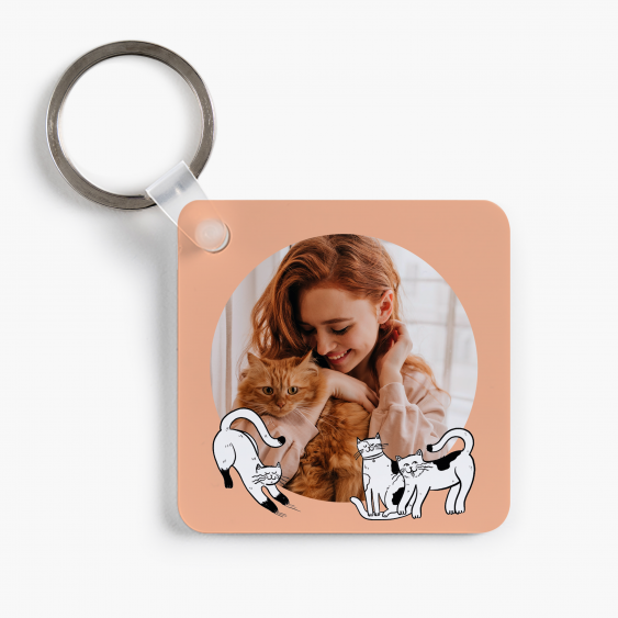 Prívesok Kolekcia Mačky, 6x6 cm