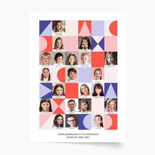 Plagát, Školská tabuľa Modern, 30x40