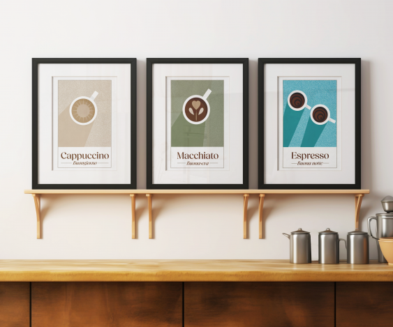 Plagát, Coffee - Macchiato, 50x70