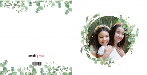 Prvé prijímanie - eukalyptus fotokniha, 20x20 cm