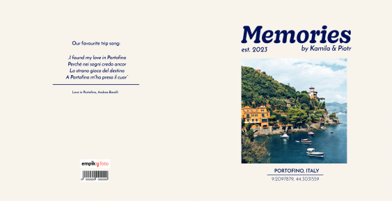 Memories fotokniha, 20x20 cm