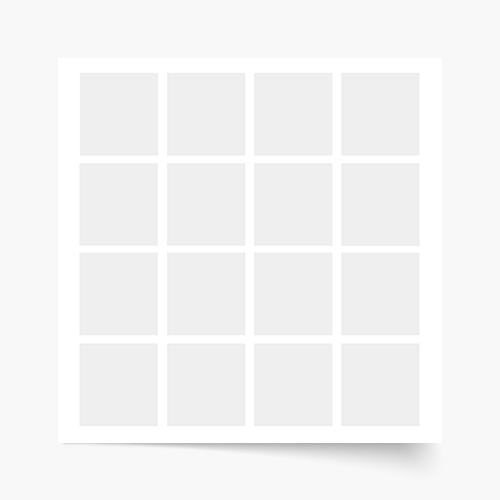 Plagát, Váš plagát, 16 elementov, 40x40