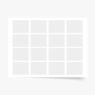 Plagát, Váš plagát, 16 elementov, 30x20 cm