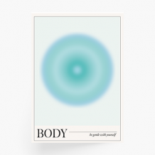 Plagát, Body, mind, soul, 50x70