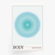 Plagát, Body, mind, soul, 30x40 cm