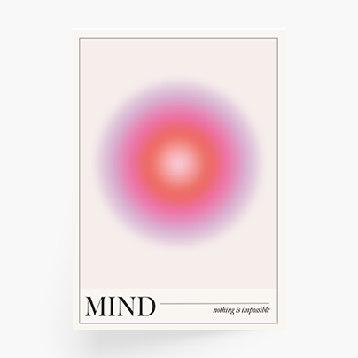 Plagát, Body, mind, soul, 50x70