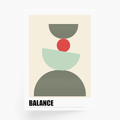 Plagát, Balance, 50x70
