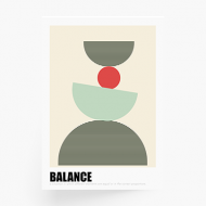 Plagát, Balance, 30x40 cm