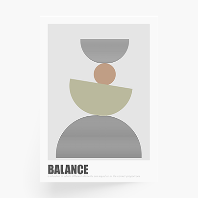 Plagát, Balance, 50x70