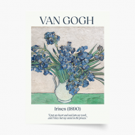 Plagát, Van Gogh - Irises, 30x40 cm