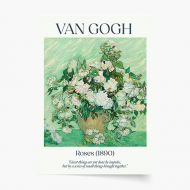 Plagát, Van Gogh - Roses, 30x40 cm