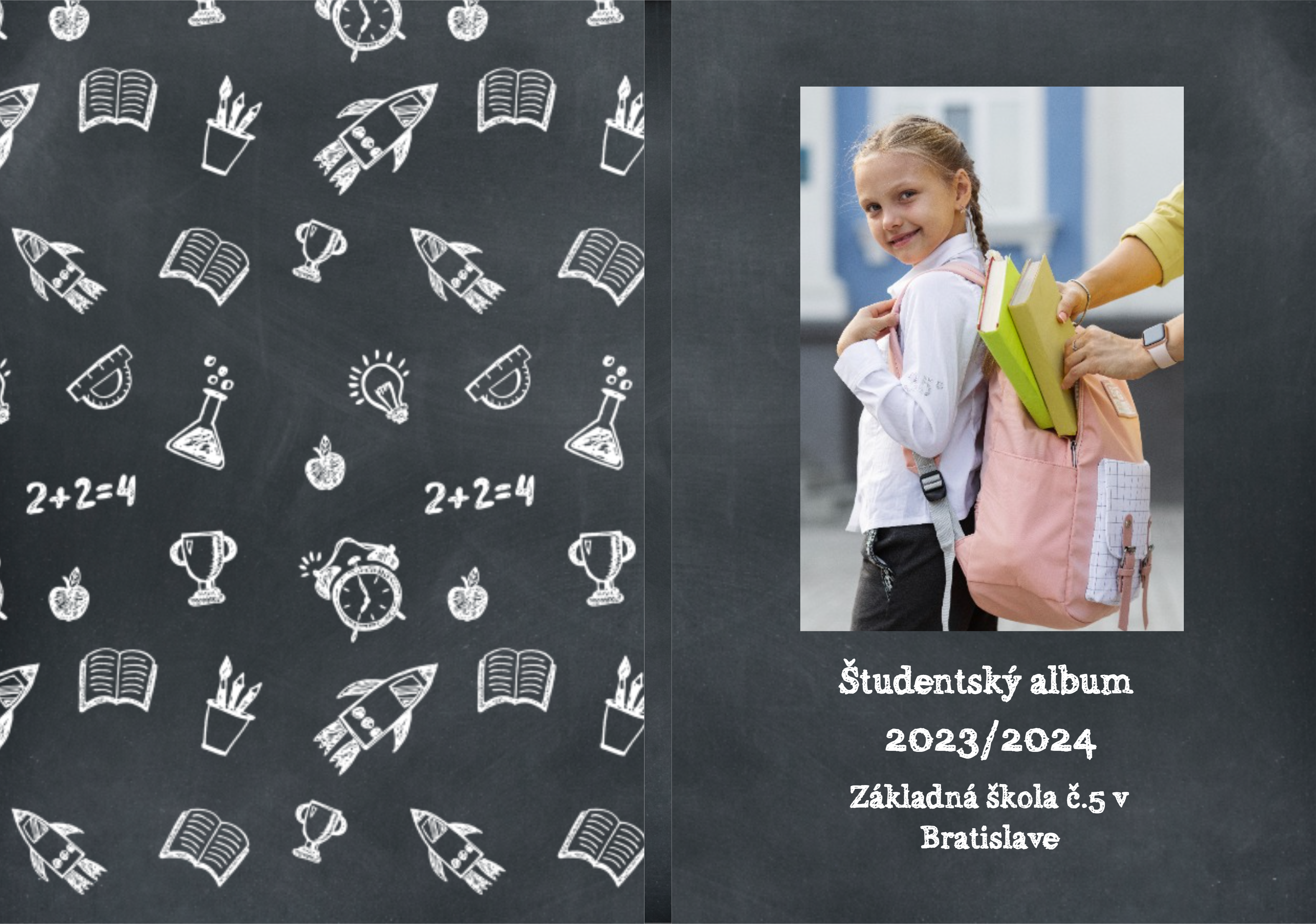 Študentský album fotokniha, 20x30 cm