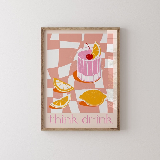 Plagát, Think Drink, 70x100