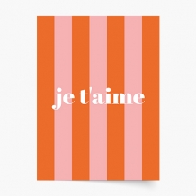 Plagát, je t'aime, 70x100