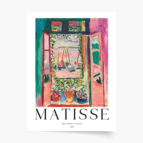 Plagát, Matisse - Open window, 70x100