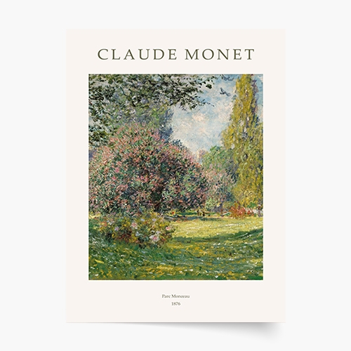 Plagát, Monet - Parc Monceau, 70x100
