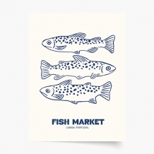 Plagát, Fish Market, 70x100